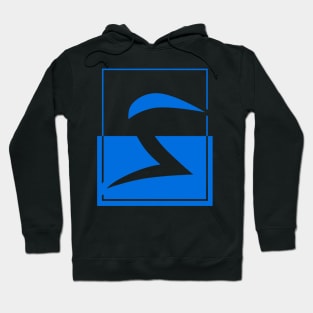 Blue Rectangle Hoodie